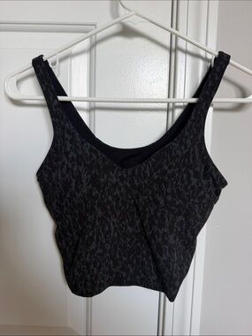 Lululemon Black Pattern Align Tank